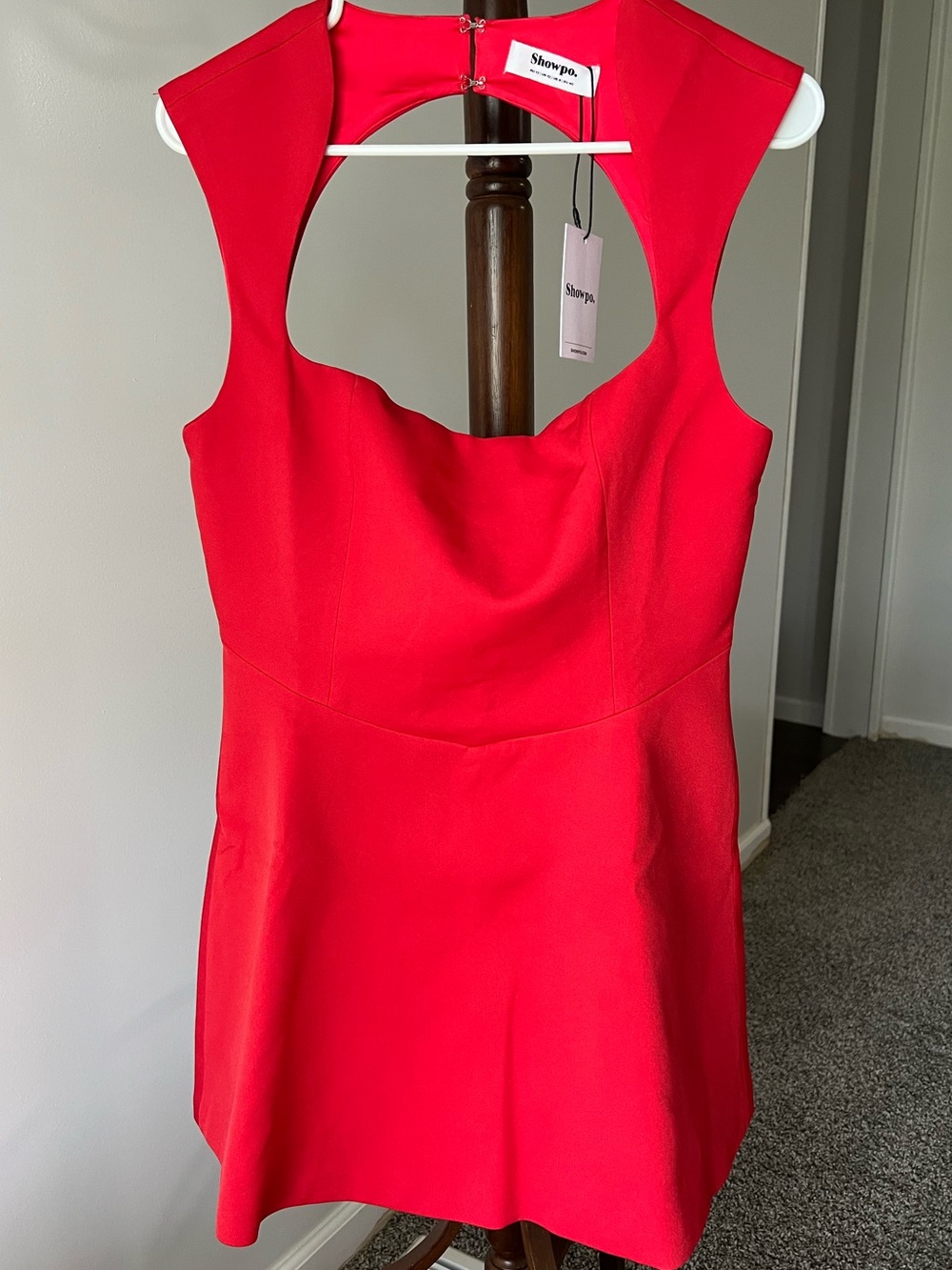 Showpo Red Cutout Mini Dress